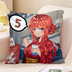 Double Sided Anime Throw Pillow