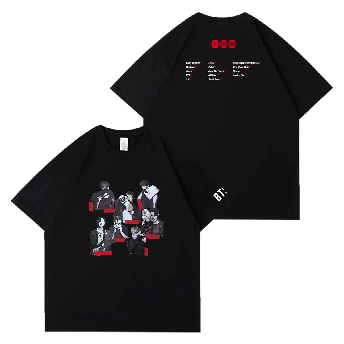BANGTAN ARIRANG Tour Graphic Short-sleeved T-shirt