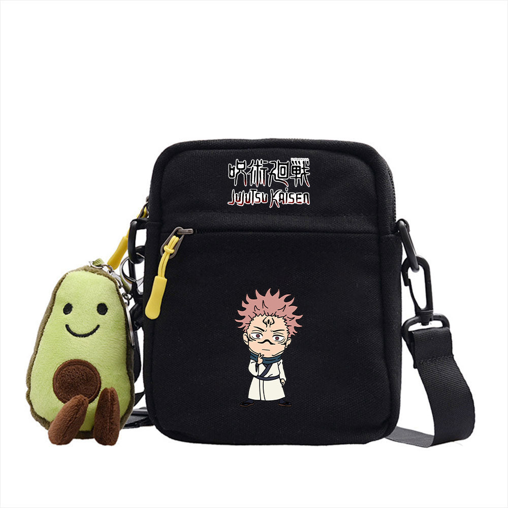 Casual Cartoon Anime Canvas Shoulder Bag