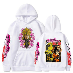 Men's Jojo Anime Print Casual Hoodie