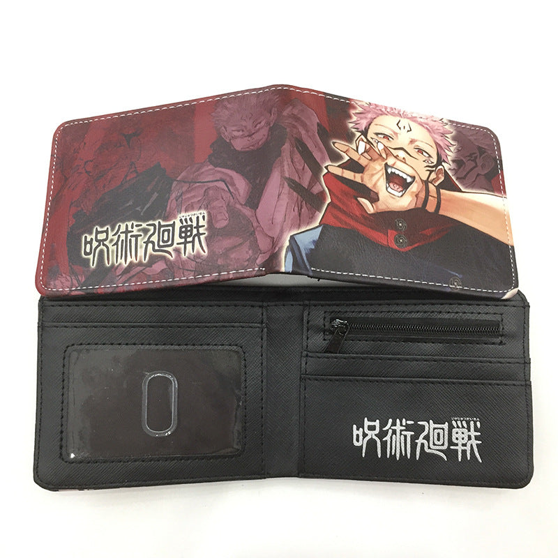 Trendy Anime Printed PU Leather Wallet