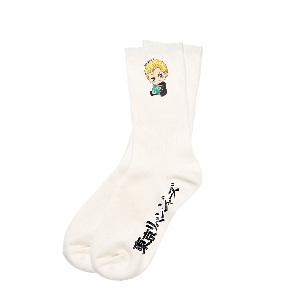 Tokyo Anime Print Sports Socks
