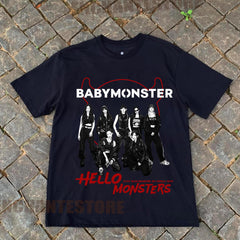 Retro Babymonster Graphic Printed Tee