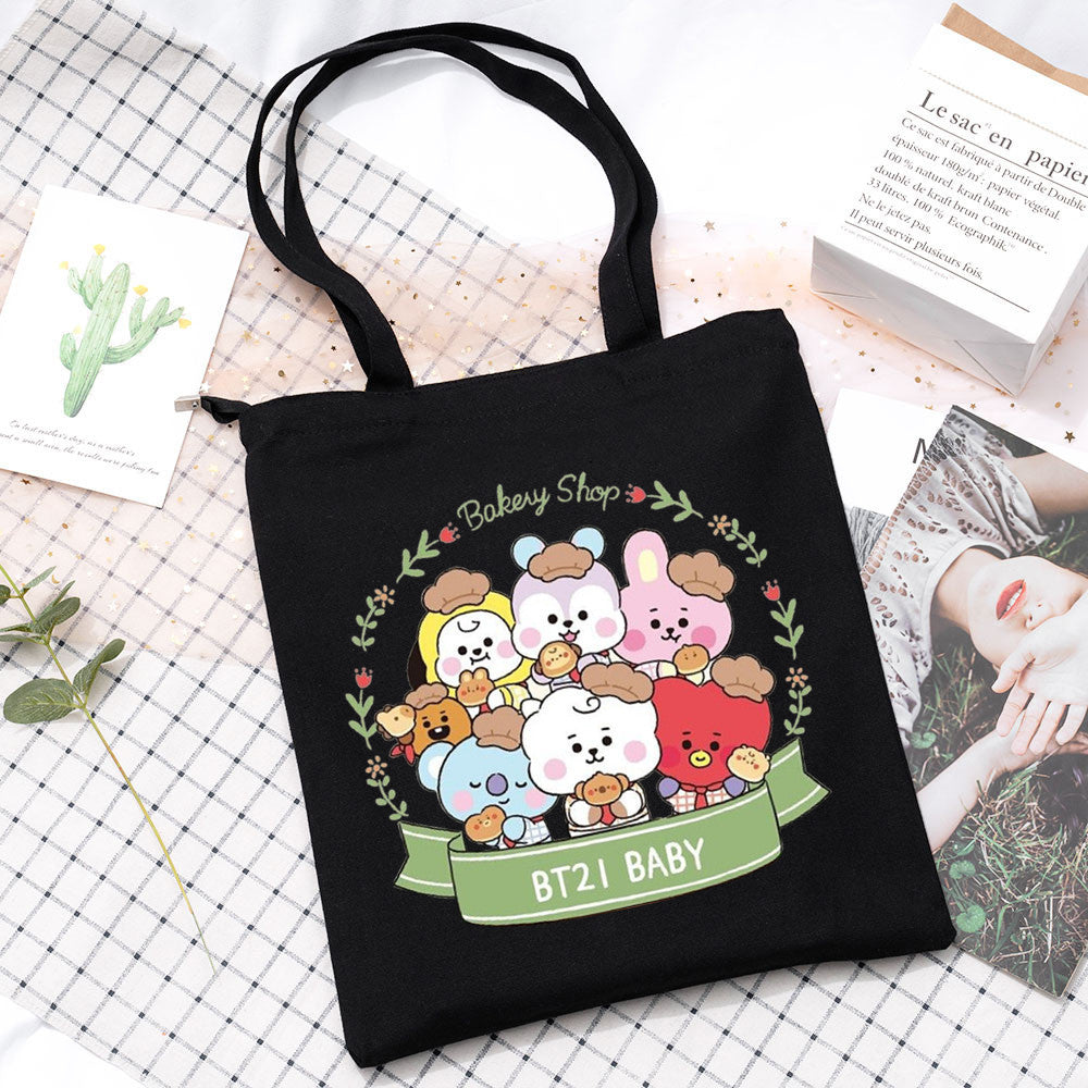 Cute Kpop Cartoon Shoulder Bag