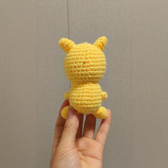 Positive Cat Crochet Ornament