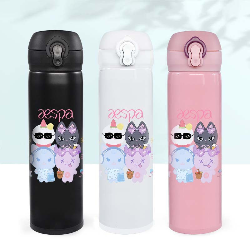 KPOP Cartoon 304 Stainless Steel Thermos Cup‌