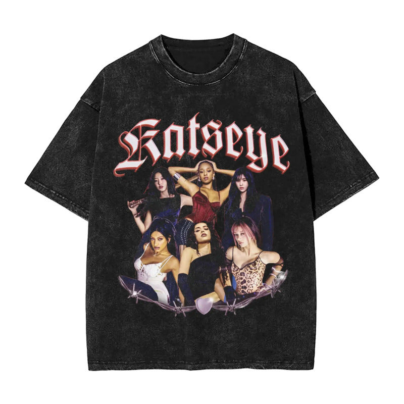 Vintage Korean Style Gnarly Graphic T-Shirt