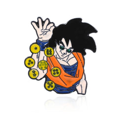 Goku Anime Keychain Pendant Necklace Badge