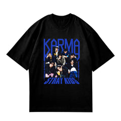 Unisex KPOP Album Graphic Print Cotton T-Shirt