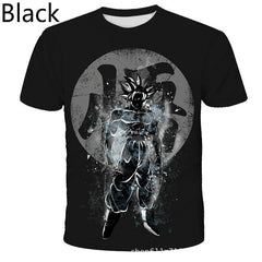 Unisex Anime Digital Print Short-sleeved T-shirt