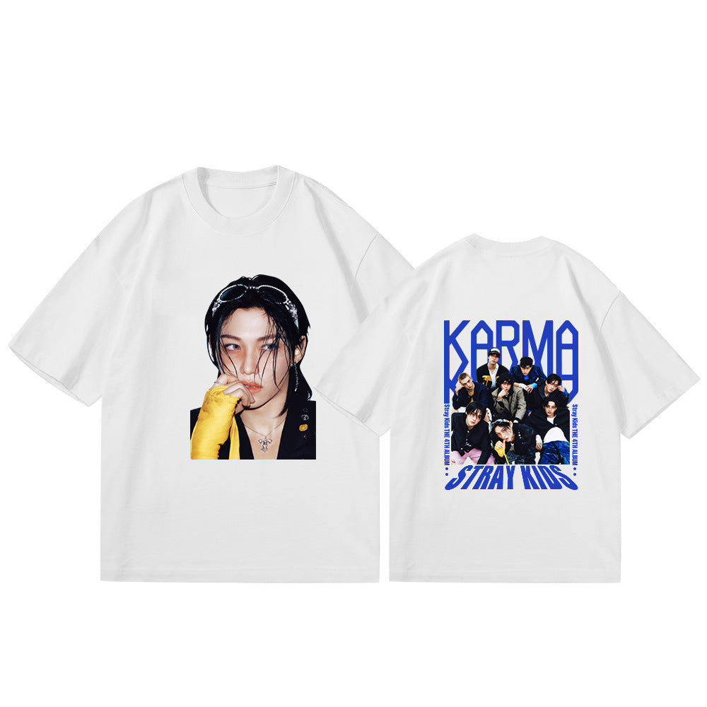 Unisex Kpop Album Cotton T-Shirt Top