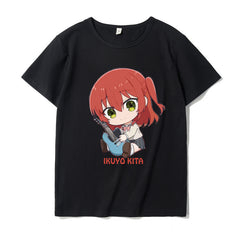 Bocchi Anime Cos Short Sleeve T-Shirt