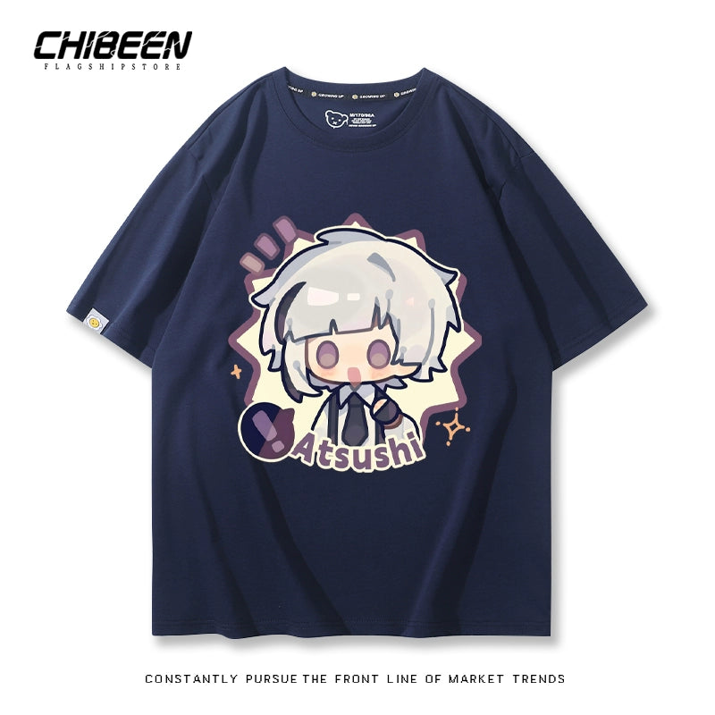 Versatile Dazai Anime Short Sleeve Top