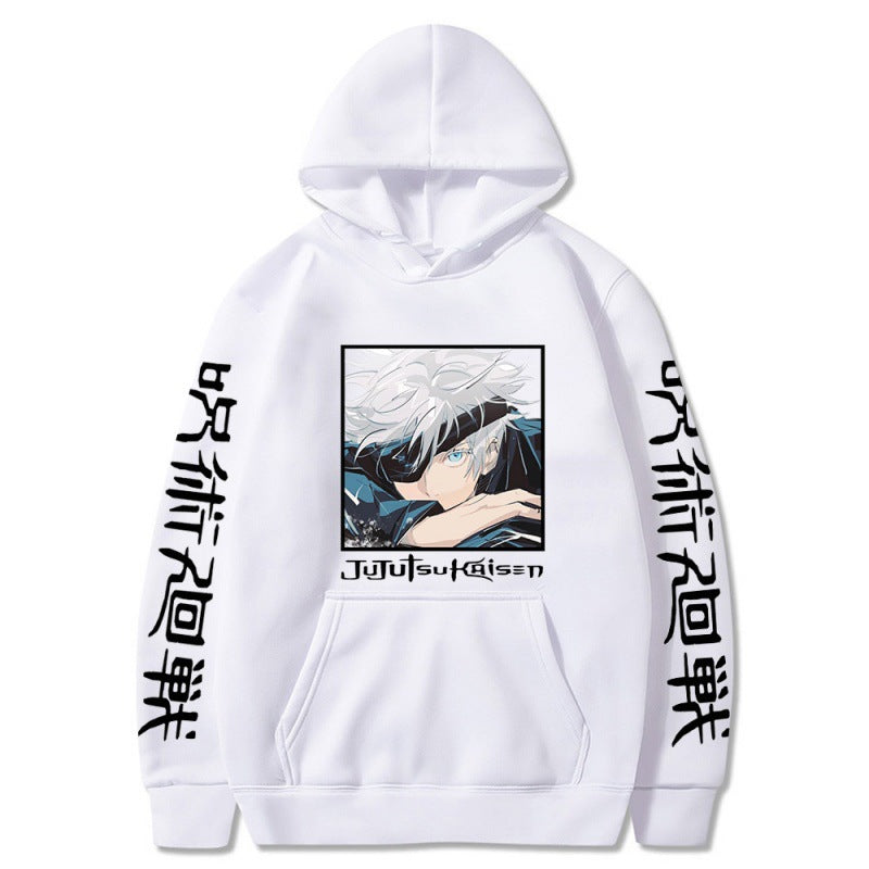 Unisex Creative Anime Pattern Loose Hoodie