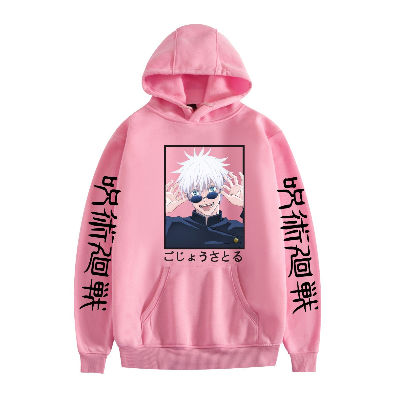 Unisex Anime Print Casual Loose Hoodie