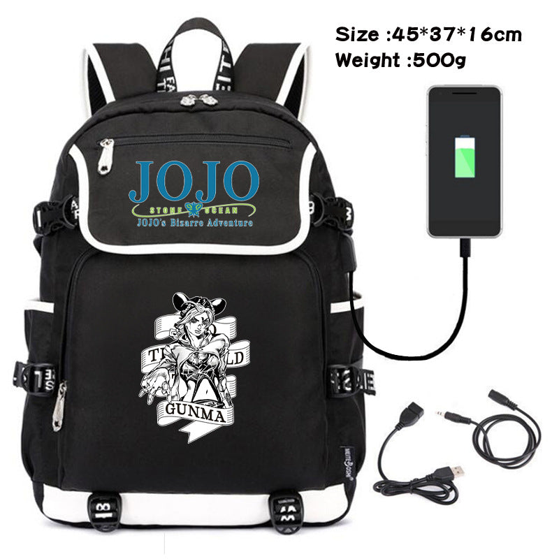 Versatile JOJO Graphic Printed Backpack