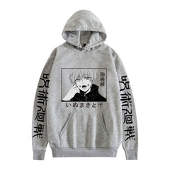 Unisex Anime Graphic Printed Pullover Hoodie