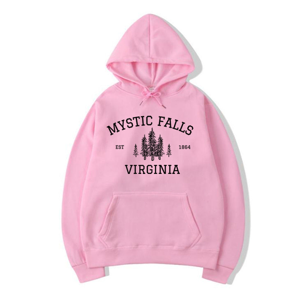 Mystic Falls Virginia Pullover Hoodie