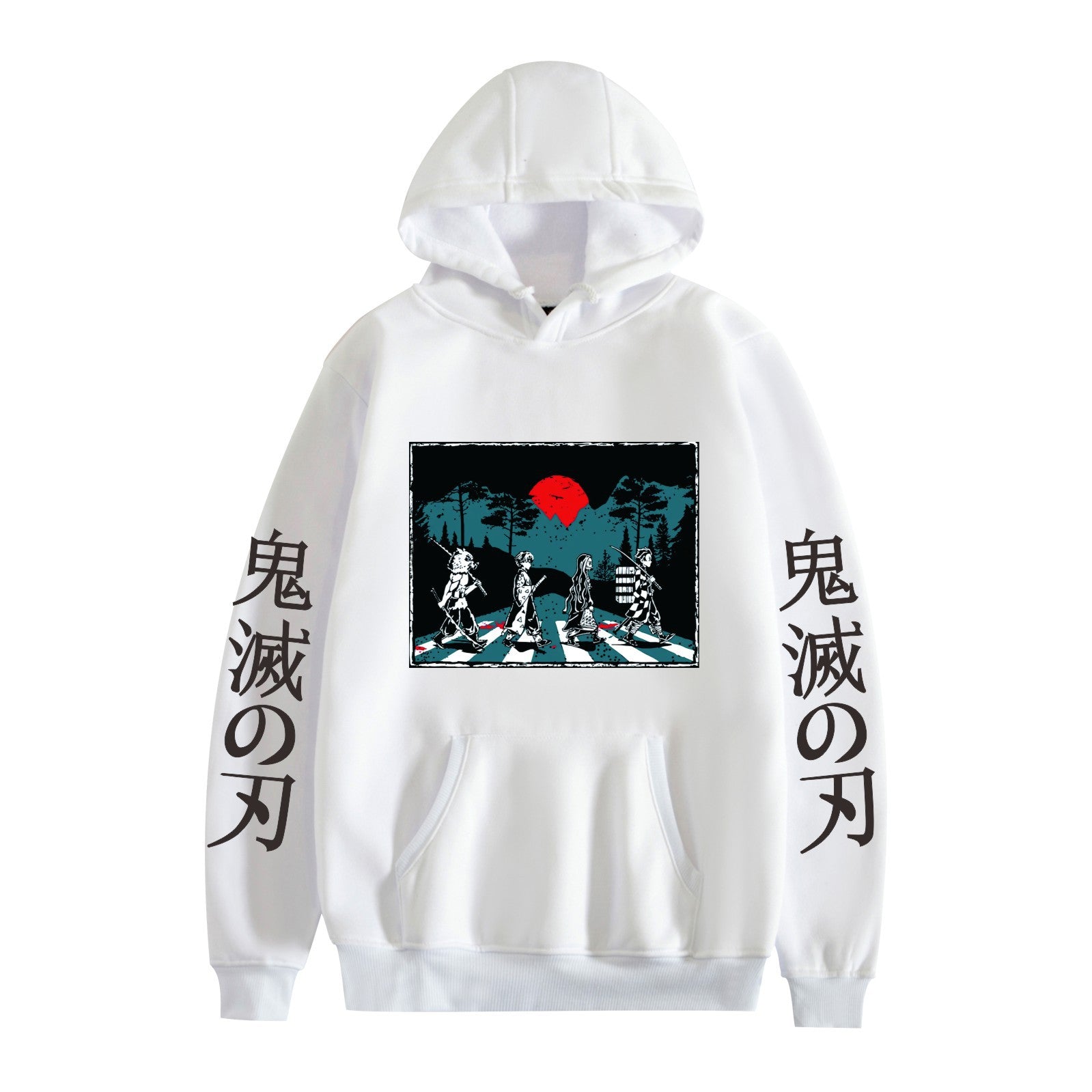 Unisex Anime Printed Leisure Sports Hoodie