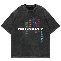 Vintage KPOP Gnarly Cotton Washed Tee