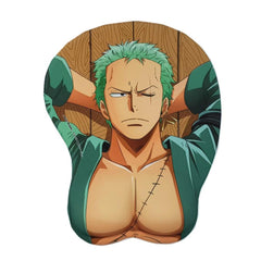 Luffy Zoro Memory Cotton Thickened Mouse Pad