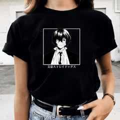 Cute Girls Graphic Print Round Neck T-shirt