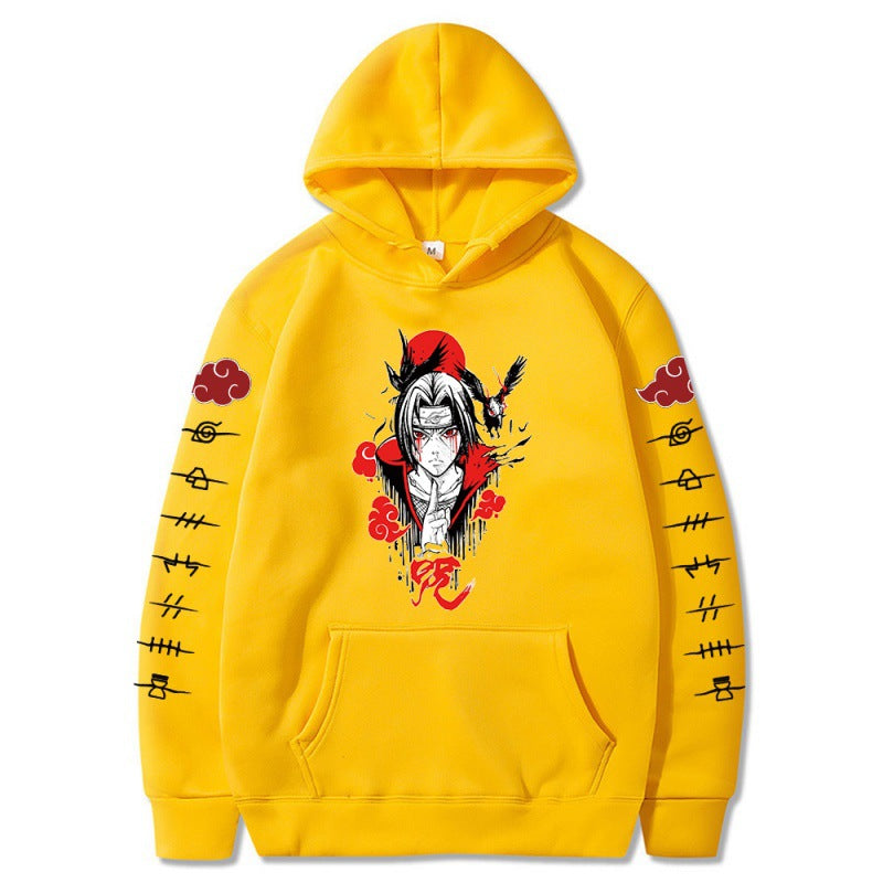 Unisex Anime Pattern Printed Casual Hoodie