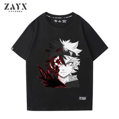 Trendy Anime Cotton Short-sleeved T-shirt