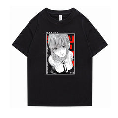 Unisex Anime Graphic Short-sleeved T-shirt