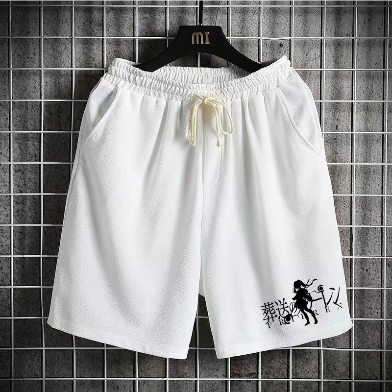 Men's Anime Loose Breathable Beach Shorts