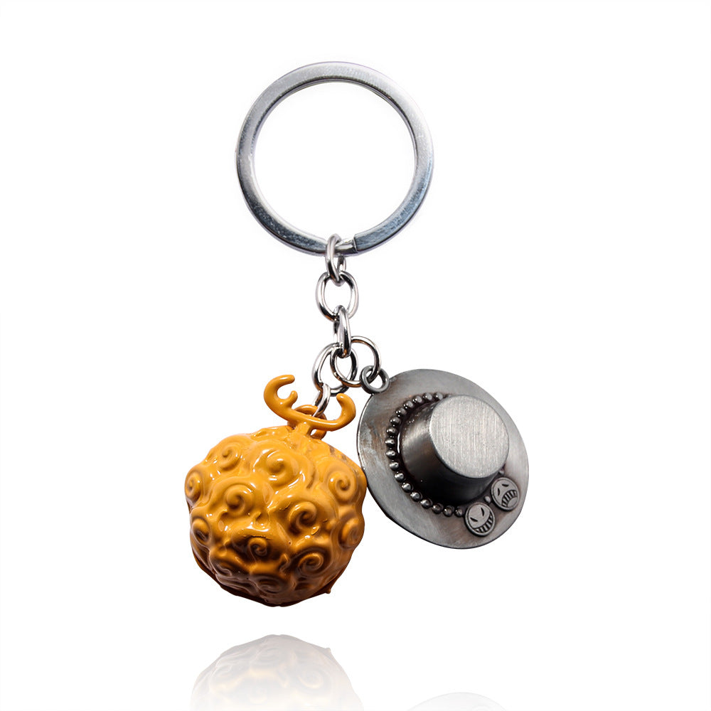 Cute Devil Fruit Keychain Pendant