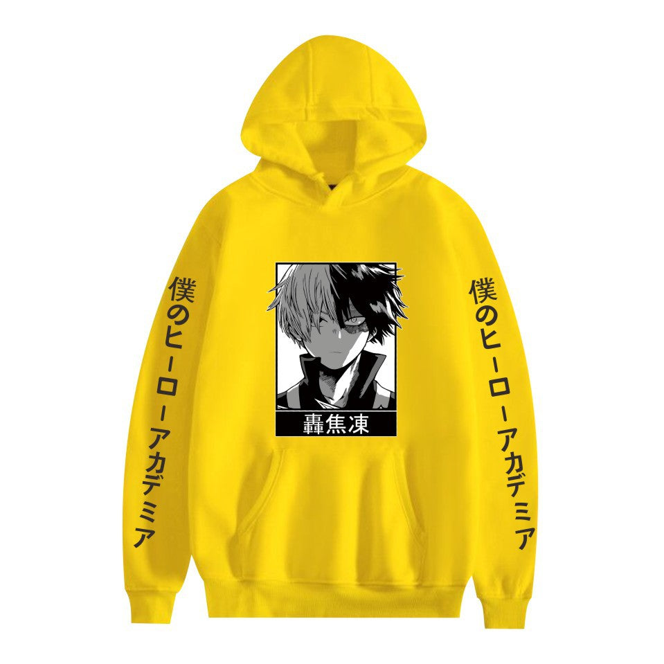 Men's and Women's Anime Graphic Print Hoodie Top