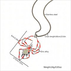 Creative Luminous Spider Pendant Necklace