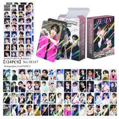 124pcs HAN Laser Photocard Sticker Gift
