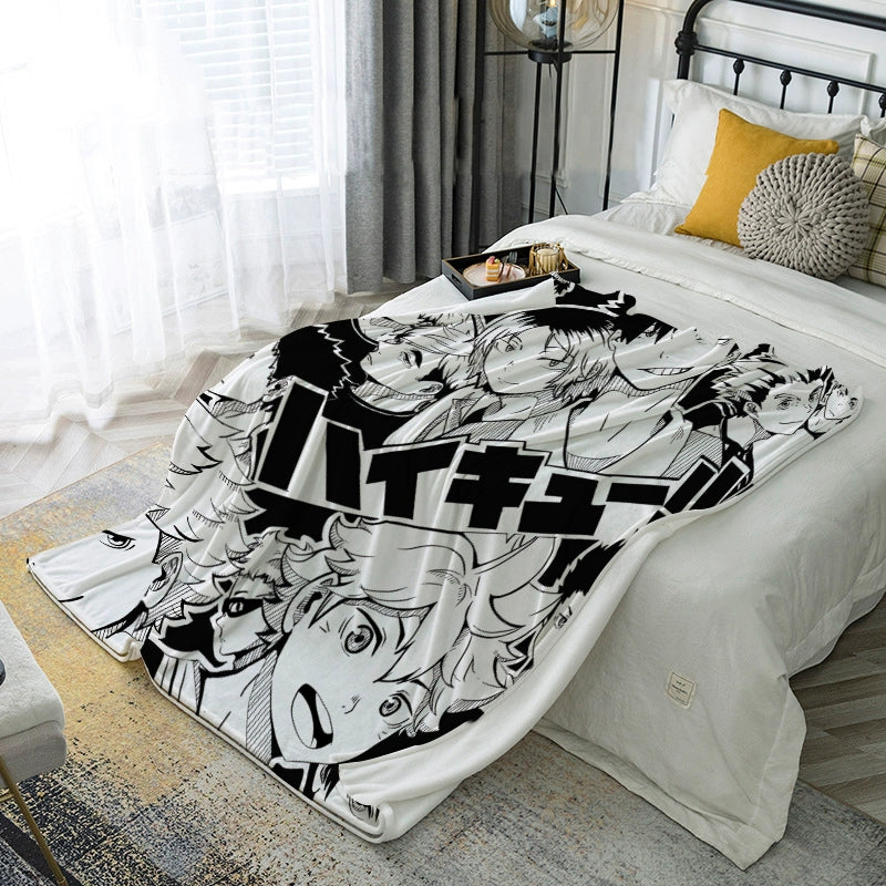 Hinata Anime Pattern Nap Blanket