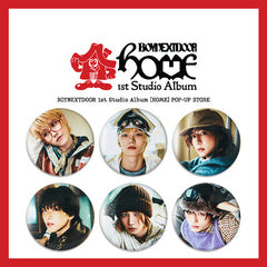 BND "HOME" Poster Badge Mirror Keychain