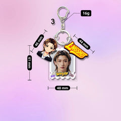 RYUL WOOJIN Acrylic Keychain Pendant