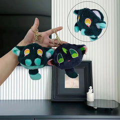 Cartoon Game Cat Plush Keychain Toy