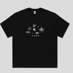 JK LOGO Round Neck Cotton T-shirt