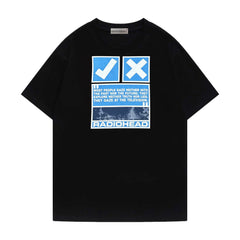 KEONHO Same Black Short-sleeved T-shirt Top