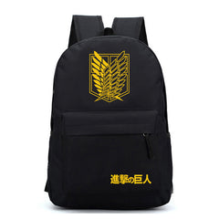 Trendy Red Cloud Konoha Canvas Backpack