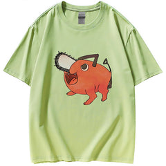 Trendy Anime Print Summer T-Shirt