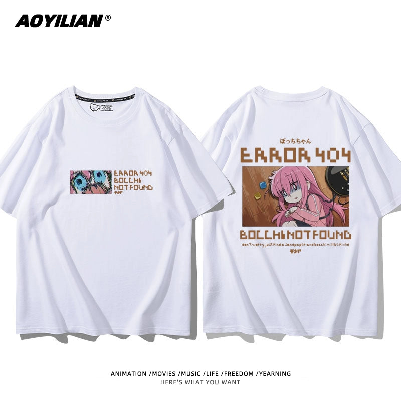 Versatile Women's Anime Cotton T-Shirt