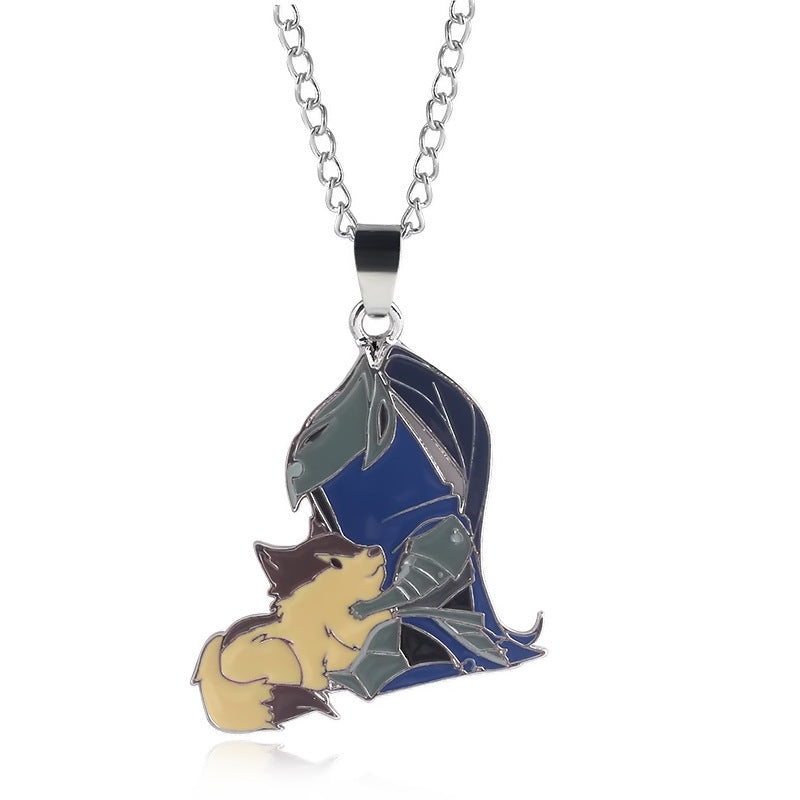 Game Metal Keychain Necklace
