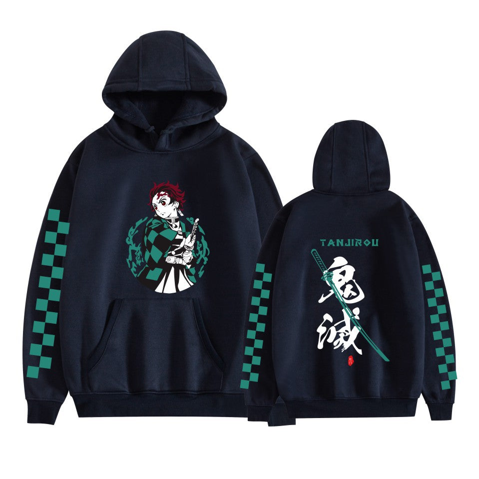 Unisex Anime Loose Sports Pullover Hoodie