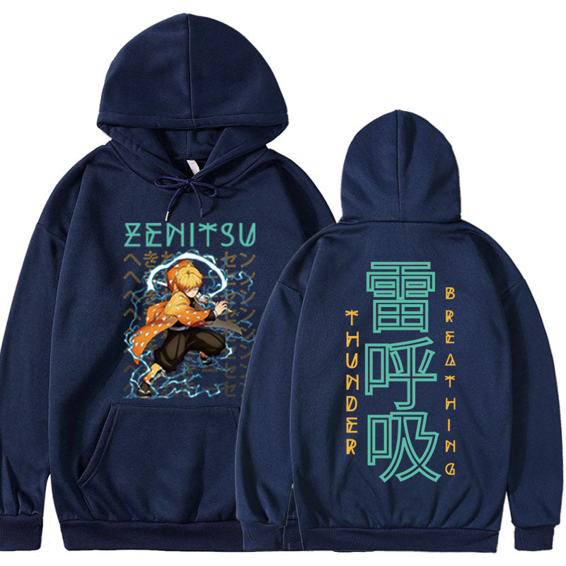 Unisex Anime Graphic Printed Casual Hoodie