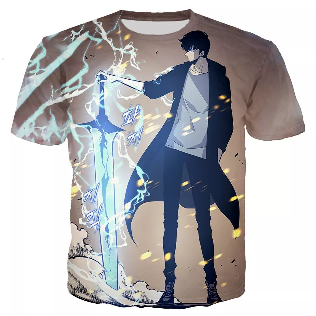 Men's Solo Leveling 3D Print T-shirt