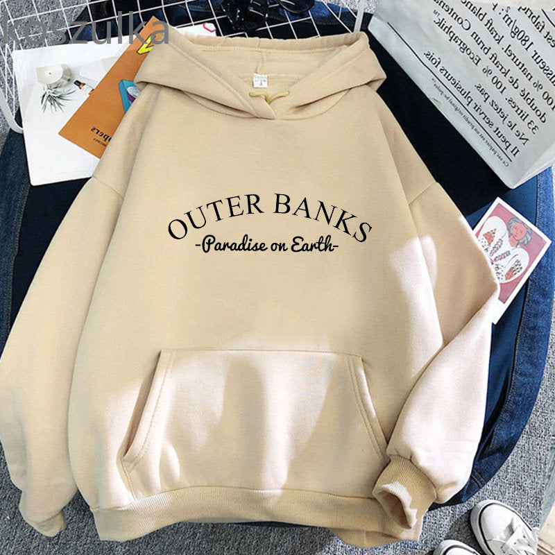 Trendy Casual Letter Printed Long-sleeved Hoodie