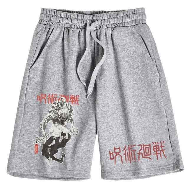 Casual Anime Sports Men's Loose Shorts