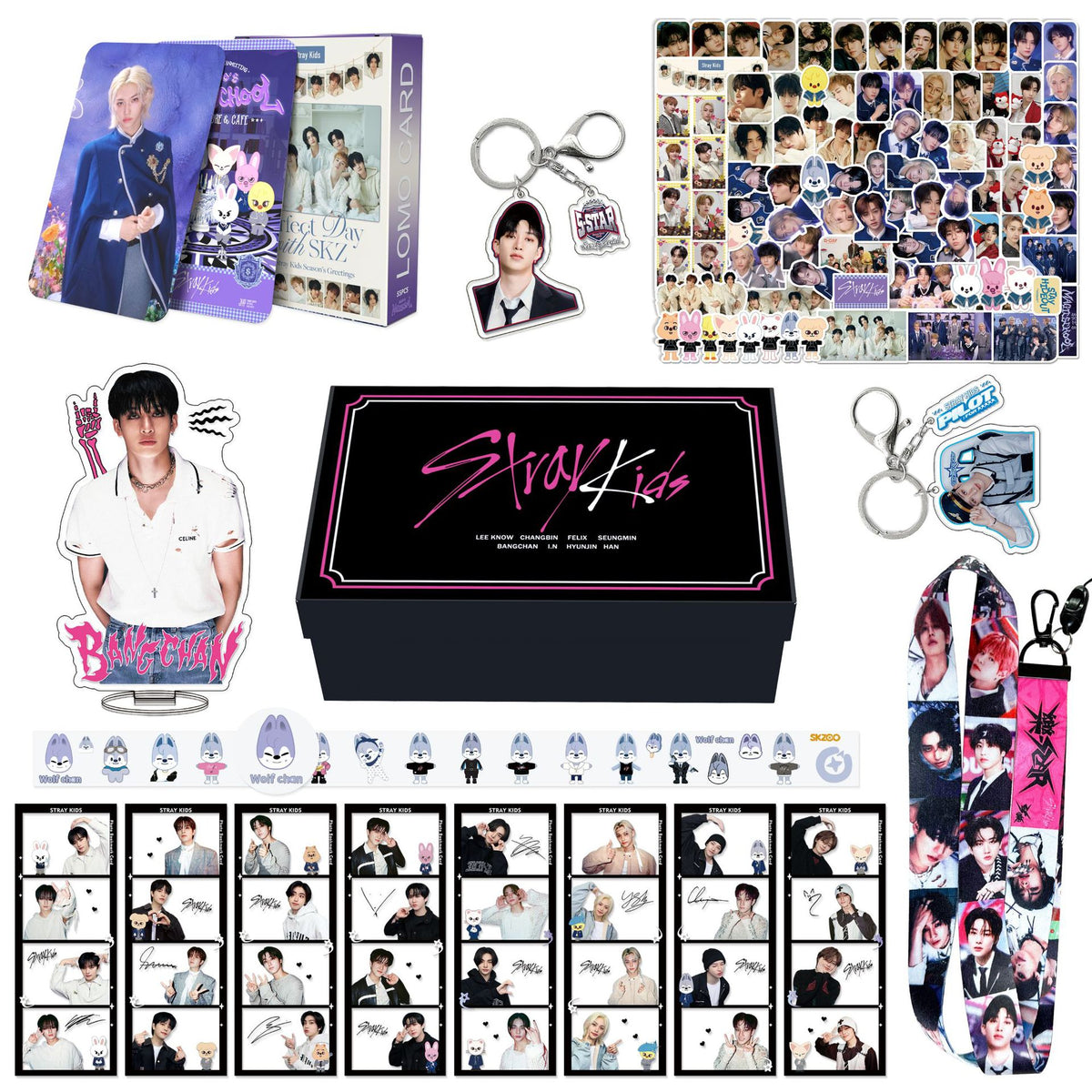 FELIX HAN Bookmark Card Sticker Gift Box